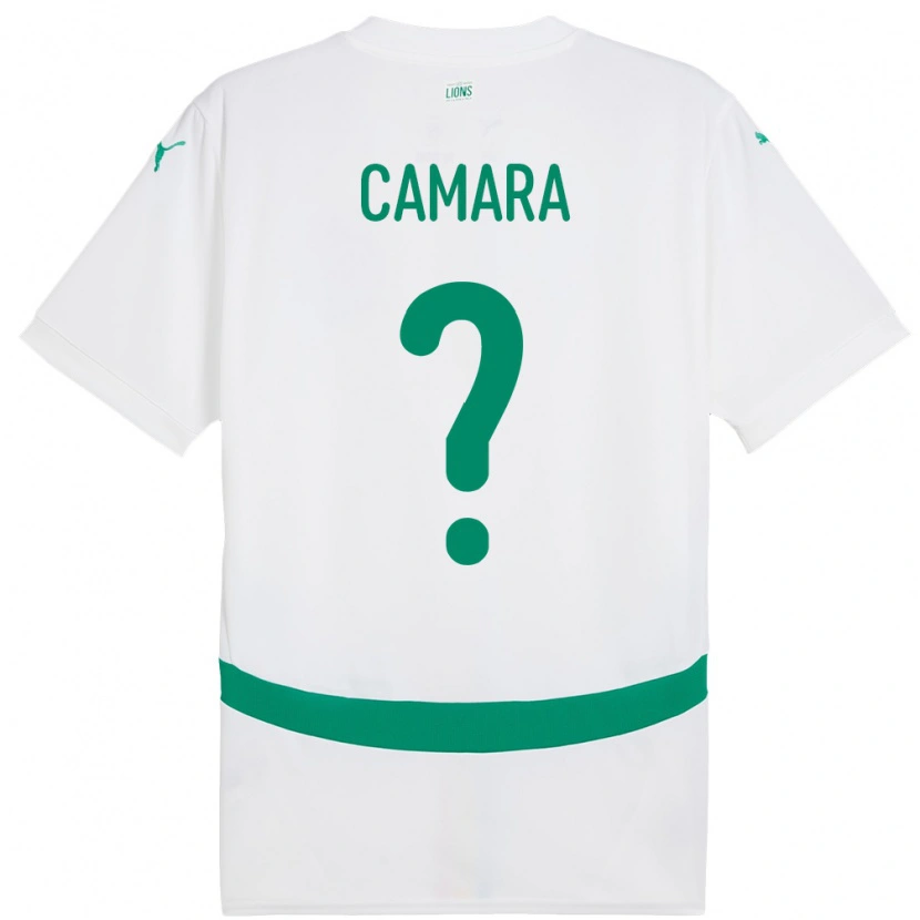 Danxen Pánské Senegal Famara Camara #0 Bílý Domů Hráčské Dresy 24-26 Dres
