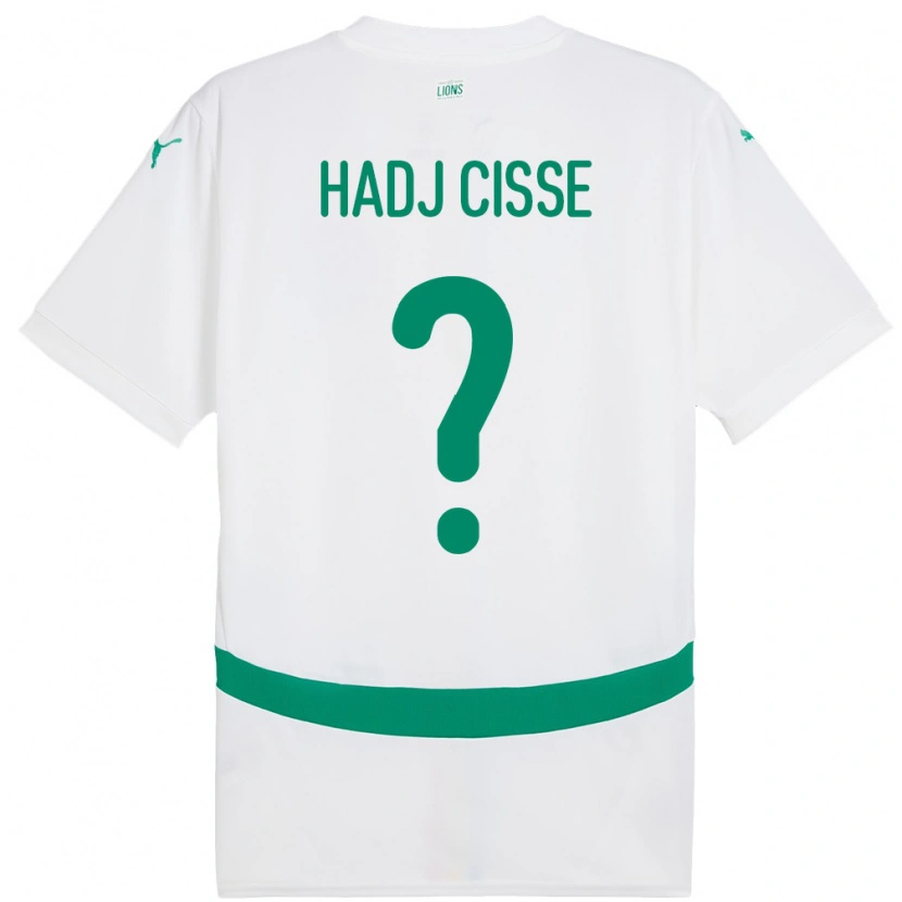 Danxen Pánské Senegal El Hadj Cisse #0 Bílý Domů Hráčské Dresy 24-26 Dres