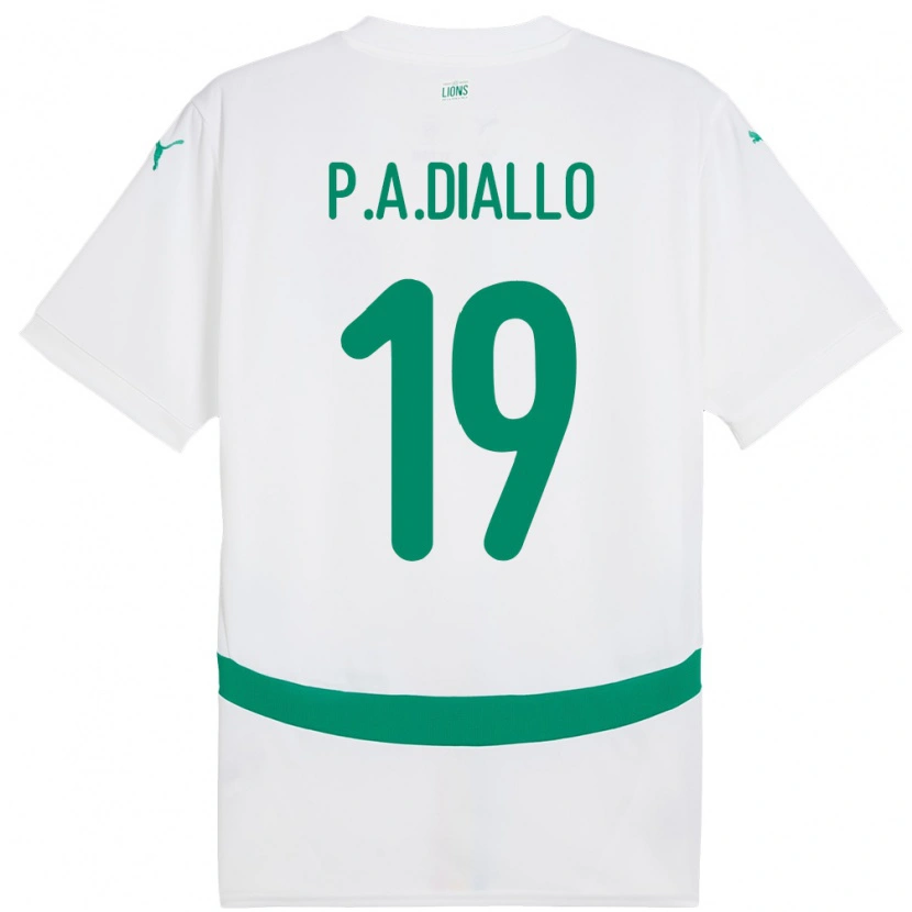 Danxen Pánské Senegal Papa Amadou Diallo #19 Bílý Domů Hráčské Dresy 24-26 Dres