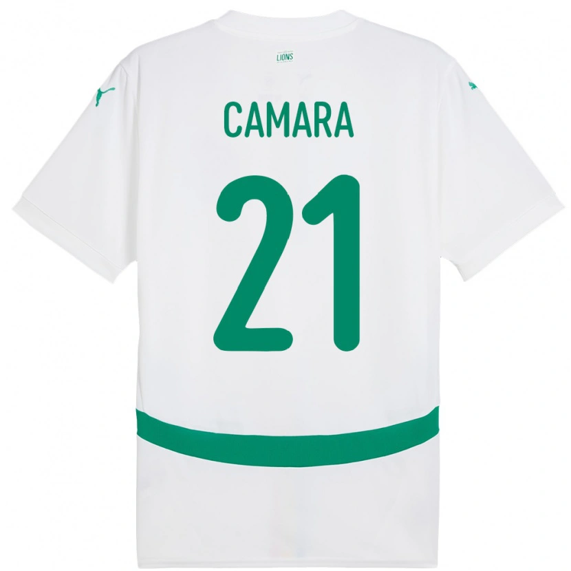 Danxen Pánské Senegal Mamadou Camara #21 Bílý Domů Hráčské Dresy 24-26 Dres