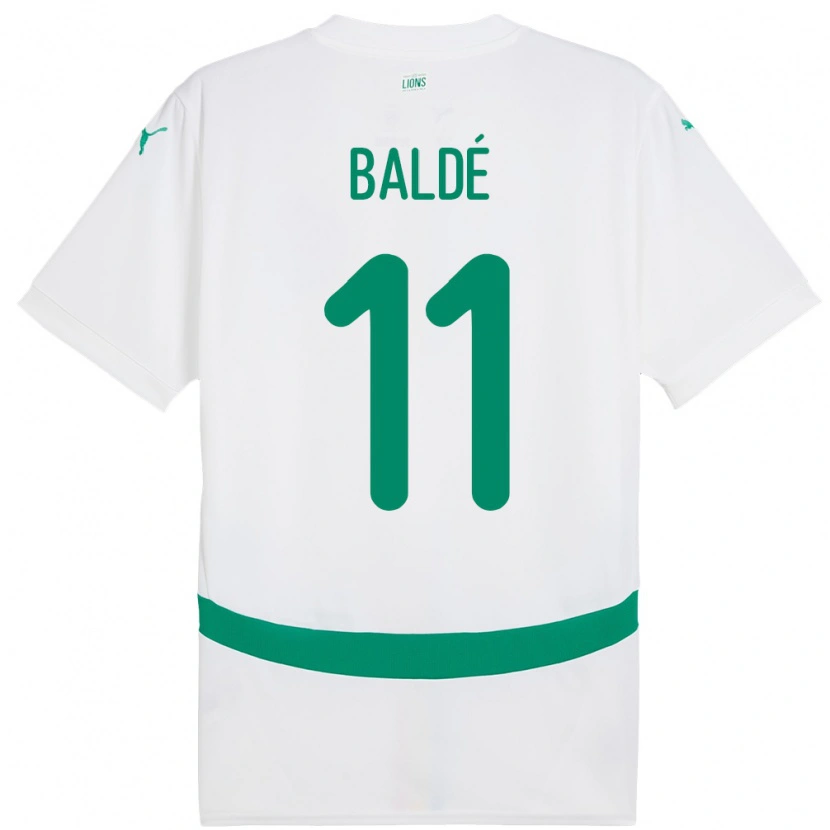 Danxen Pánské Senegal Haby Balde #11 Bílý Domů Hráčské Dresy 24-26 Dres