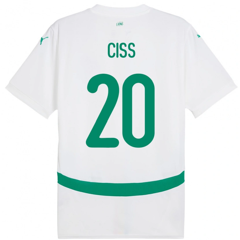 Danxen Pánské Senegal Amadou Ciss #20 Bílý Domů Hráčské Dresy 24-26 Dres