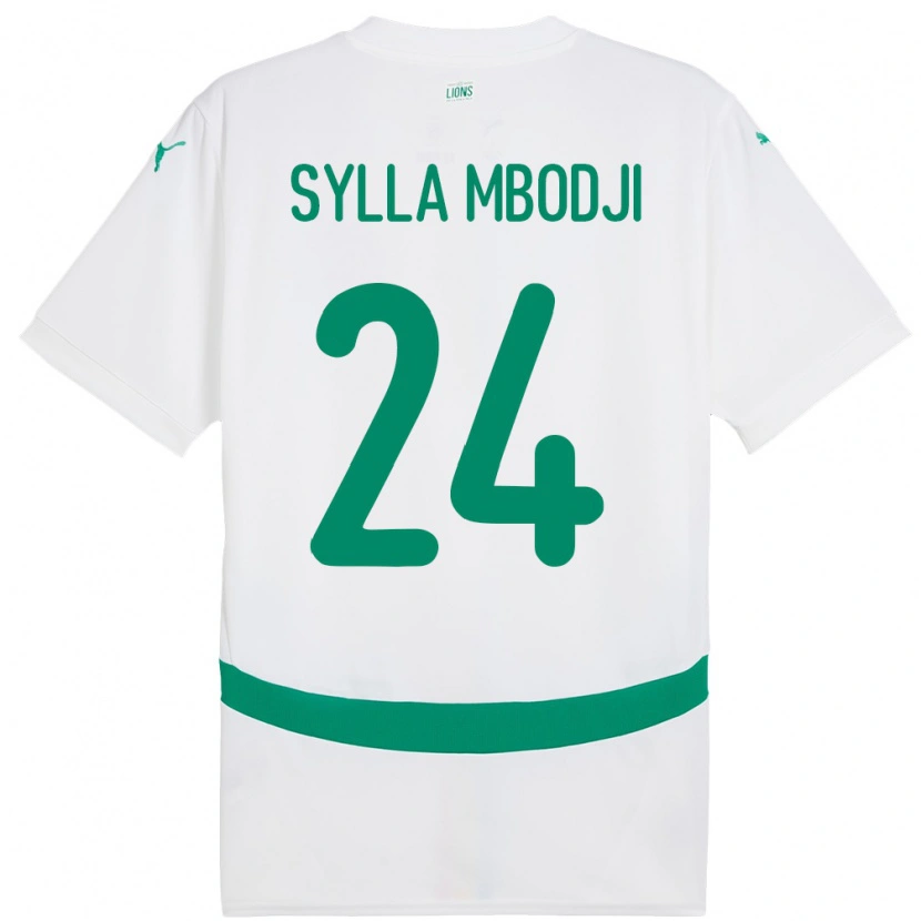 Danxen Pánské Senegal Coumba Sylla Mbodji #24 Bílý Domů Hráčské Dresy 24-26 Dres