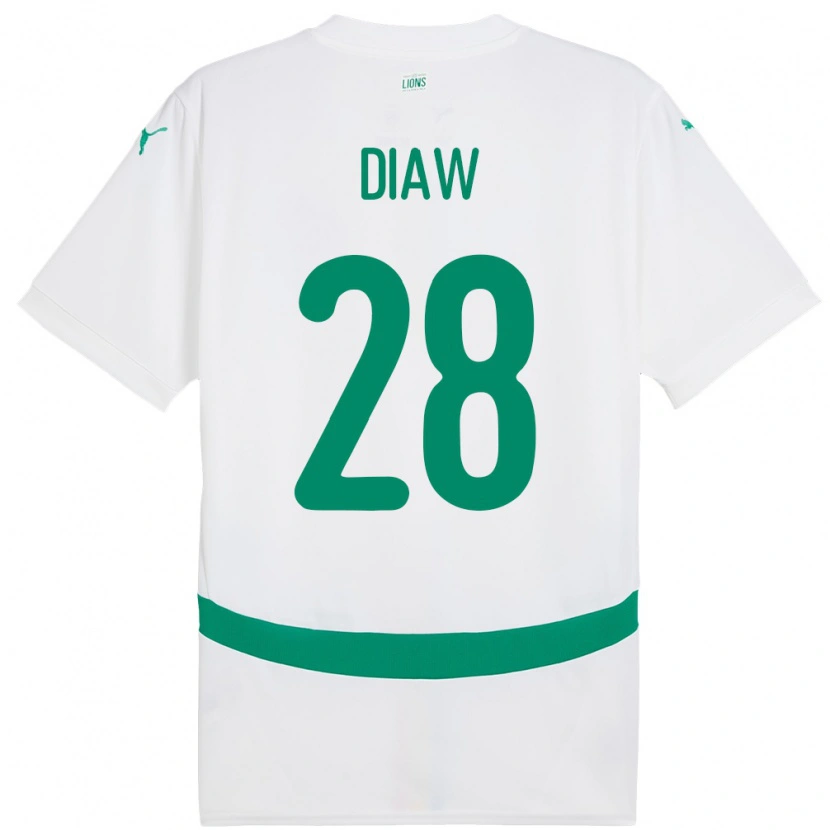 Danxen Pánské Senegal Mory Diaw #28 Bílý Domů Hráčské Dresy 24-26 Dres