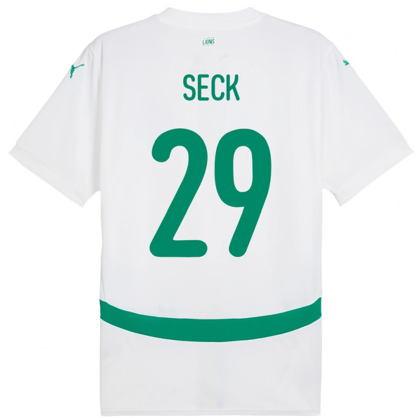 Danxen Pánské Senegal Demba Seck #29 Bílý Domů Hráčské Dresy 24-26 Dres