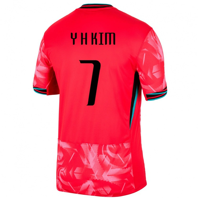 Danxen Pánské Jižní Korea Kim Yong Hak #7 Zlatý Domů Hráčské Dresy 24-26 Dres