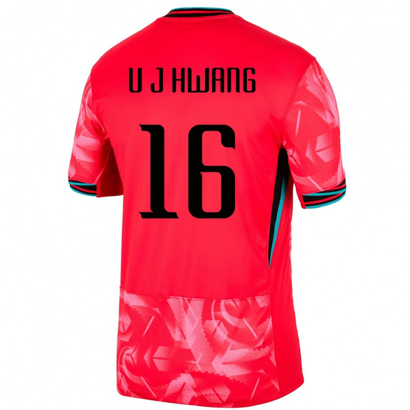 Danxen Pánské Jižní Korea Ui-Jo Hwang #16 Zlatý Domů Hráčské Dresy 24-26 Dres