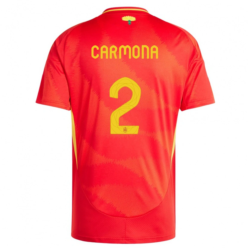 Danxen Pánské Španělsko José Ángel Carmona #2 Červené Domů Hráčské Dresy 24-26 Dres