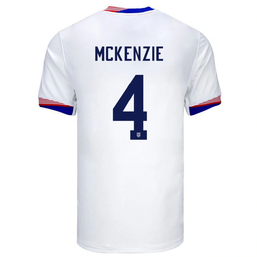 Danxen Pánské Spojené Státy Americké Mark Mckenzie #4 Bílý Domů Hráčské Dresy 24-26 Dres
