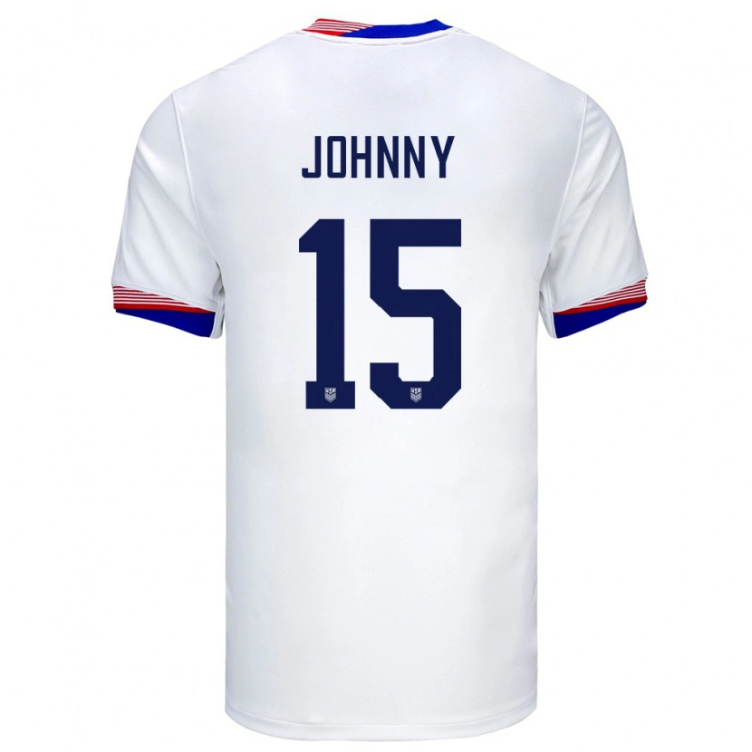 Danxen Pánské Spojené Státy Americké Johnny Cardoso #15 Bílý Domů Hráčské Dresy 24-26 Dres