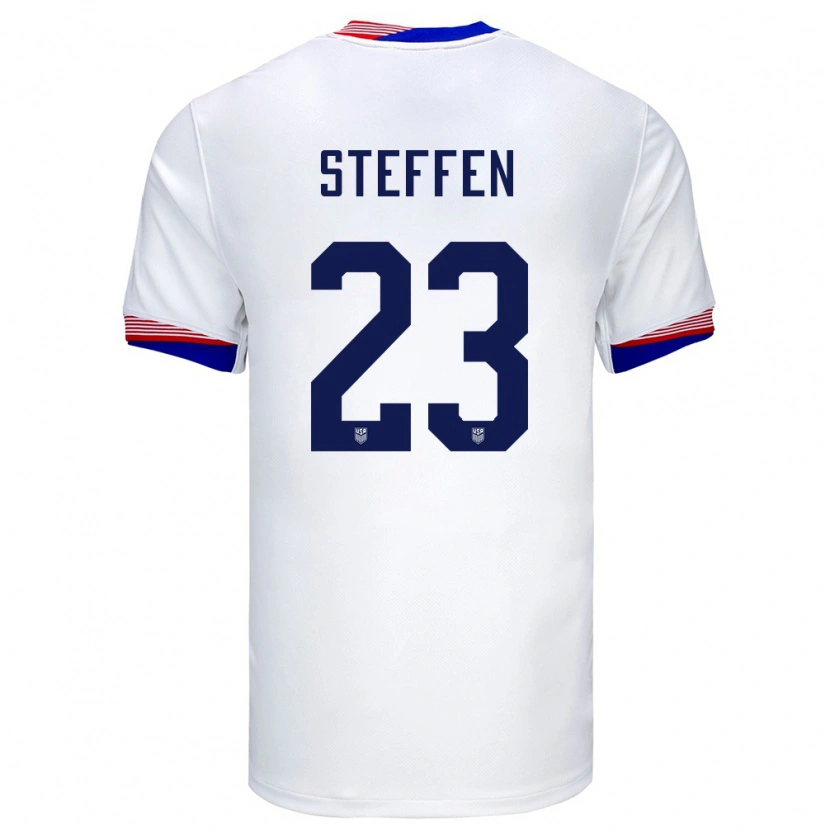 Danxen Pánské Spojené Státy Americké Zack Steffen #23 Bílý Domů Hráčské Dresy 24-26 Dres