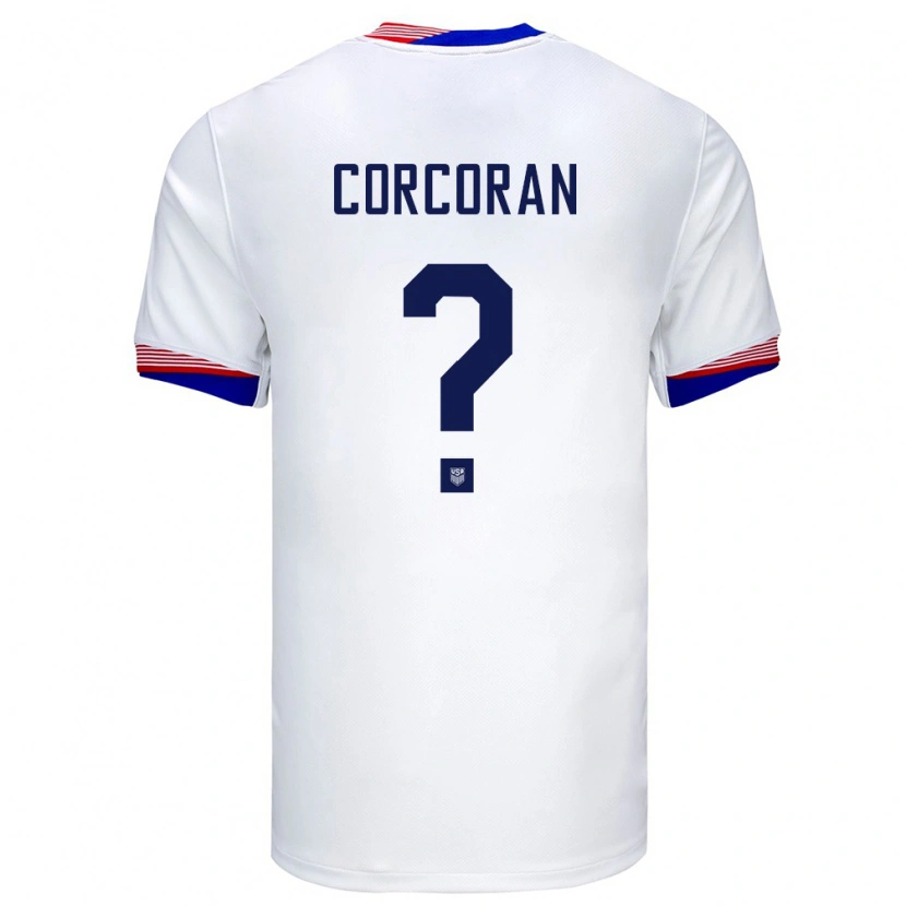 Danxen Pánské Spojené Státy Americké Matthew Corcoran #0 Bílý Domů Hráčské Dresy 24-26 Dres