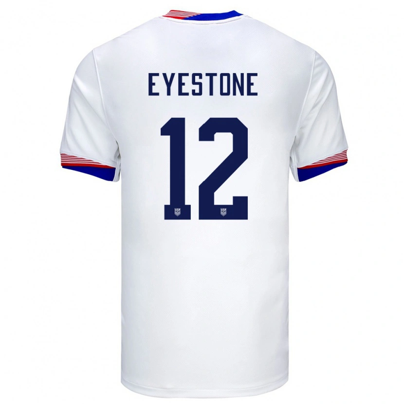 Danxen Pánské Spojené Státy Americké Julian Eyestone #12 Bílý Domů Hráčské Dresy 24-26 Dres