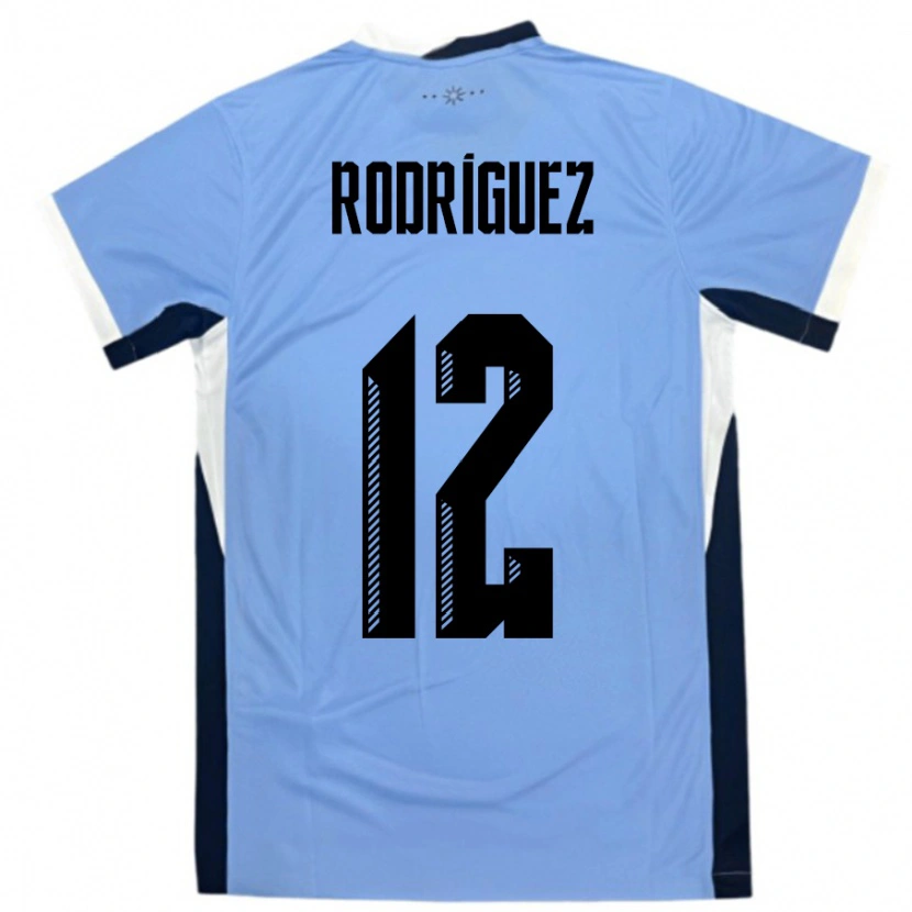 Danxen Pánské Uruguay Randall Rodriguez #12 Bílá Černá Domů Hráčské Dresy 24-26 Dres