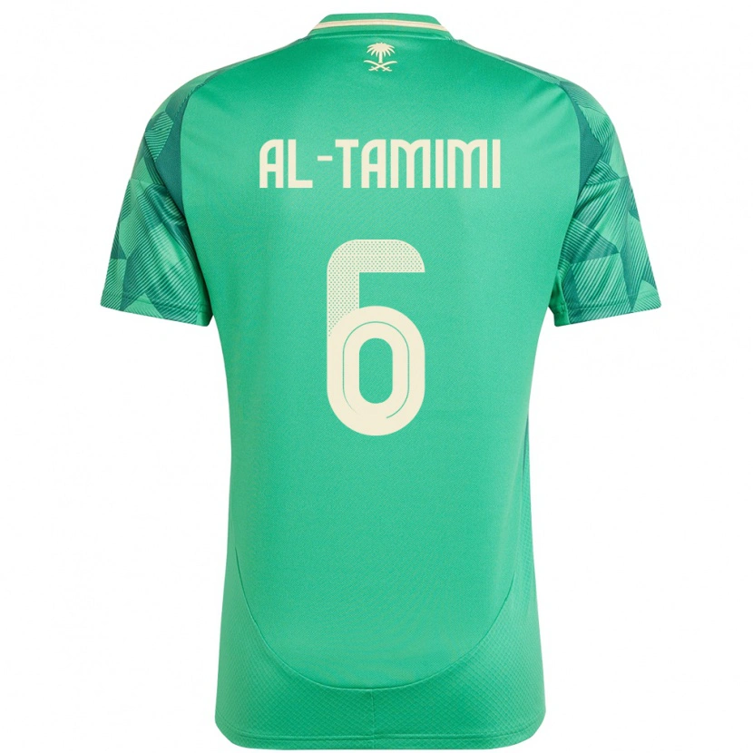 Danxen Pánské Saúdská Arábie Maryam Al Tamimi #6 Zelený Domů Hráčské Dresy 24-26 Dres