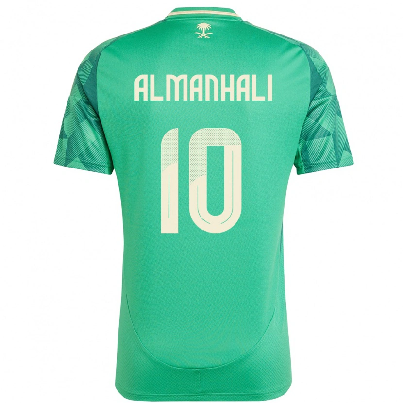 Danxen Pánské Saúdská Arábie Suwailem Almanhali #10 Zelený Domů Hráčské Dresy 24-26 Dres