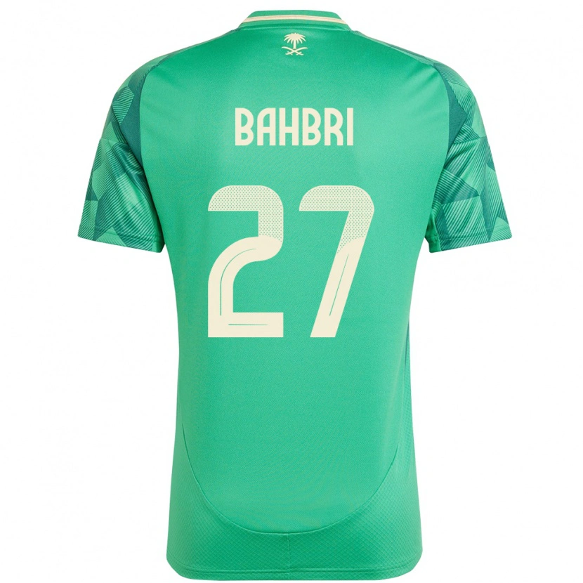 Danxen Pánské Saúdská Arábie Hatan Bahbri #27 Zelený Domů Hráčské Dresy 24-26 Dres