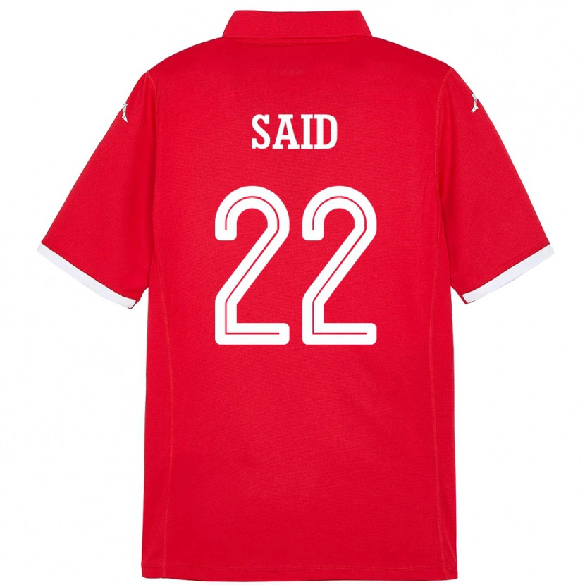 Danxen Pánské Tunisko Bechir Ben Said #22 Červený Domů Hráčské Dresy 24-26 Dres