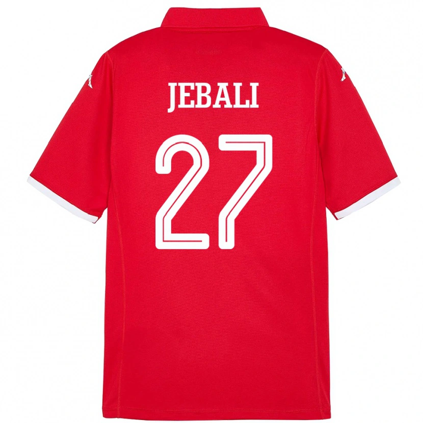 Danxen Pánské Tunisko Issam Jebali #27 Červený Domů Hráčské Dresy 24-26 Dres