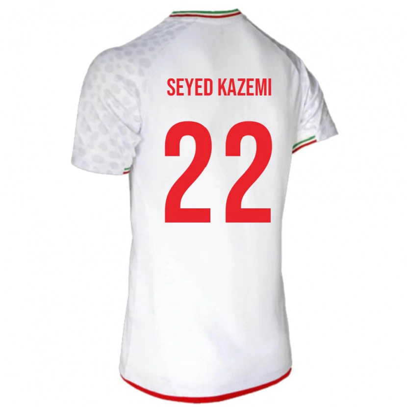 Danxen Pánské Írán Arefeh Seyed Kazemi #22 Bílý Domů Hráčské Dresy 24-26 Dres