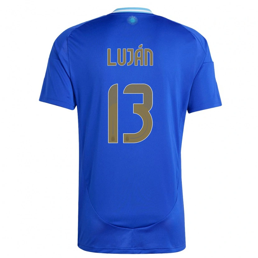 Danxen Pánské Argentina Gonzalo Luján #13 Modrý Daleko Hráčské Dresy 24-26 Dres