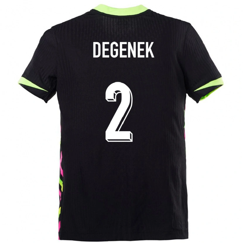 Danxen Pánské Austrálie Milos Degenek #2 Tmavě Modrá Daleko Hráčské Dresy 24-26 Dres