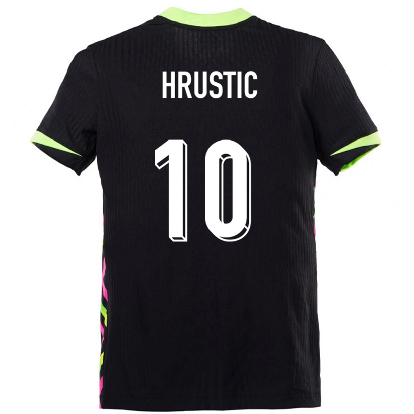 Danxen Pánské Austrálie Ajdin Hrustić #10 Tmavě Modrá Daleko Hráčské Dresy 24-26 Dres