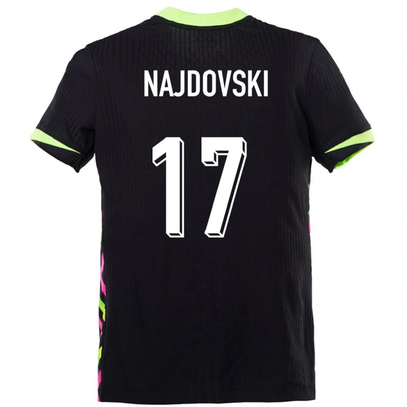 Danxen Pánské Austrálie Jake Najdovski #17 Tmavě Modrá Daleko Hráčské Dresy 24-26 Dres