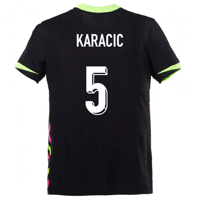 Danxen Pánské Austrálie Fran Karacic #5 Tmavě Modrá Daleko Hráčské Dresy 24-26 Dres