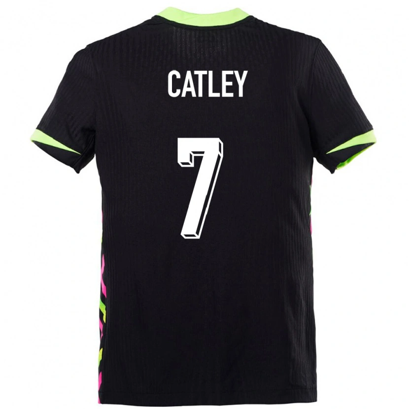 Danxen Pánské Austrálie Stephanie Catley #7 Tmavě Modrá Daleko Hráčské Dresy 24-26 Dres