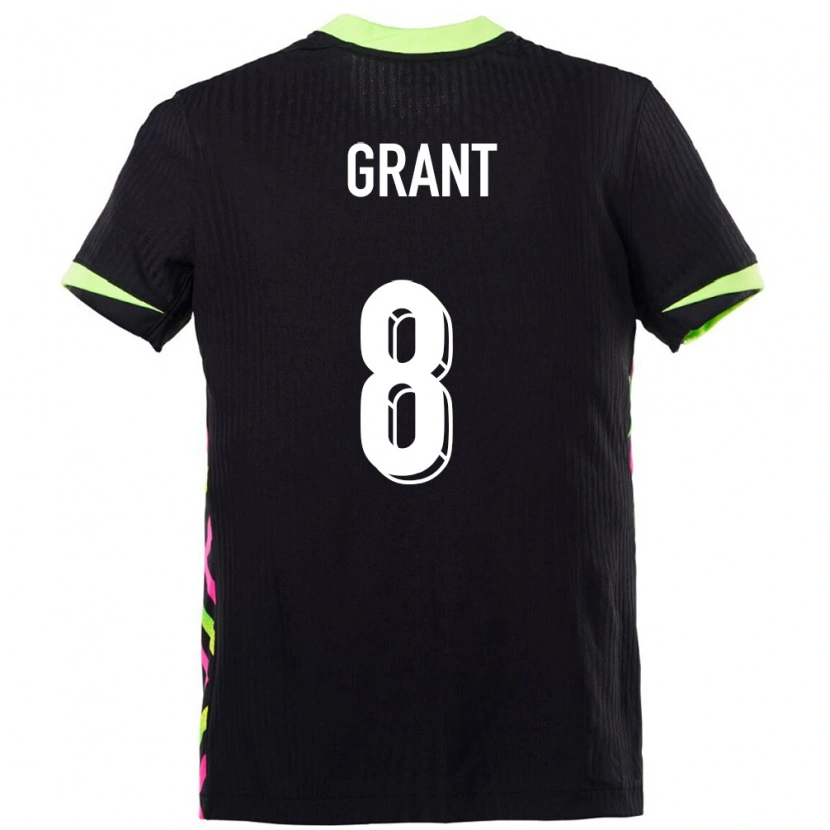 Danxen Pánské Austrálie Charlotte Grant #8 Tmavě Modrá Daleko Hráčské Dresy 24-26 Dres