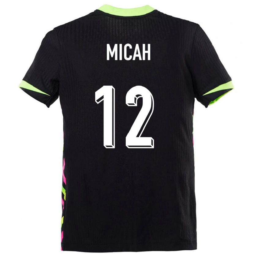 Danxen Pánské Austrálie Teagan Micah #12 Tmavě Modrá Daleko Hráčské Dresy 24-26 Dres
