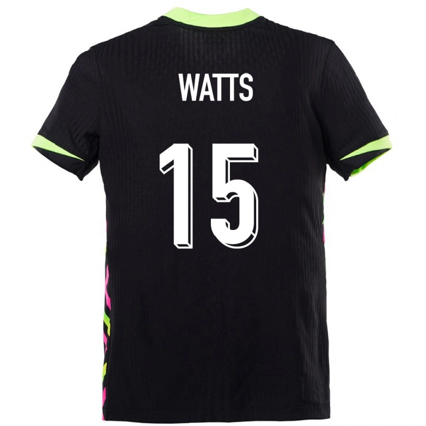 Danxen Pánské Austrálie Caleb Watts #15 Tmavě Modrá Daleko Hráčské Dresy 24-26 Dres