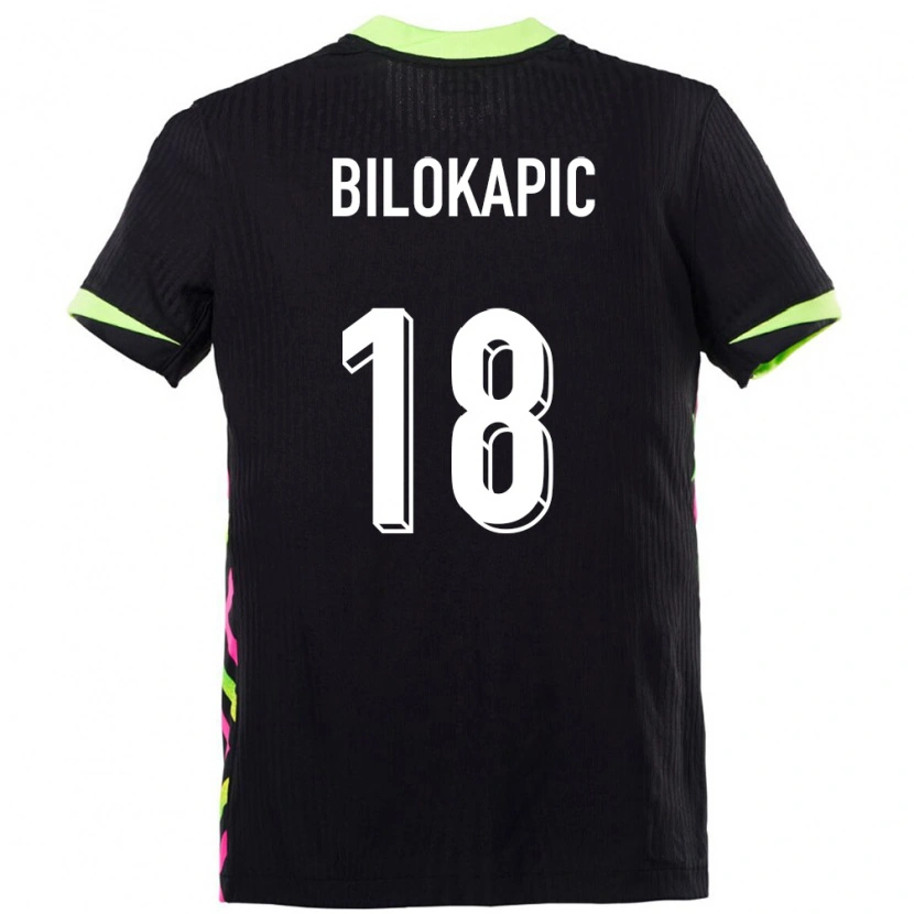 Danxen Pánské Austrálie Nicholas Bilokapic #18 Tmavě Modrá Daleko Hráčské Dresy 24-26 Dres
