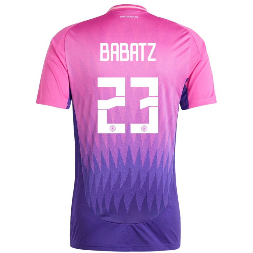 Danxen Pánské Německo Louis Babatz #23 Růžově Fialová Daleko Hráčské Dresy 24-26 Dres