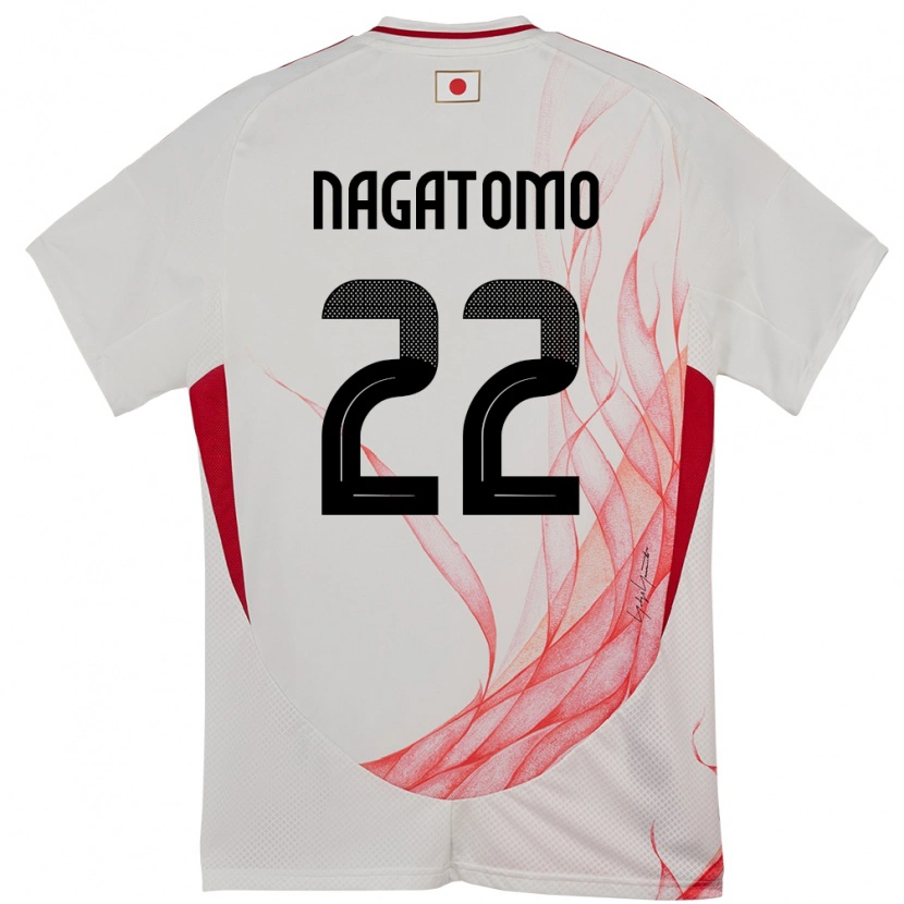 Danxen Pánské Japonsko Yuto Nagatomo #22 Bílý Daleko Hráčské Dresy 24-26 Dres