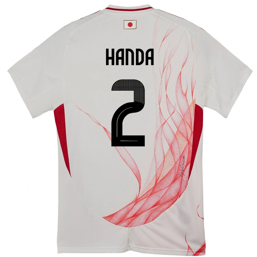 Danxen Pánské Japonsko Riku Handa #2 Bílý Daleko Hráčské Dresy 24-26 Dres