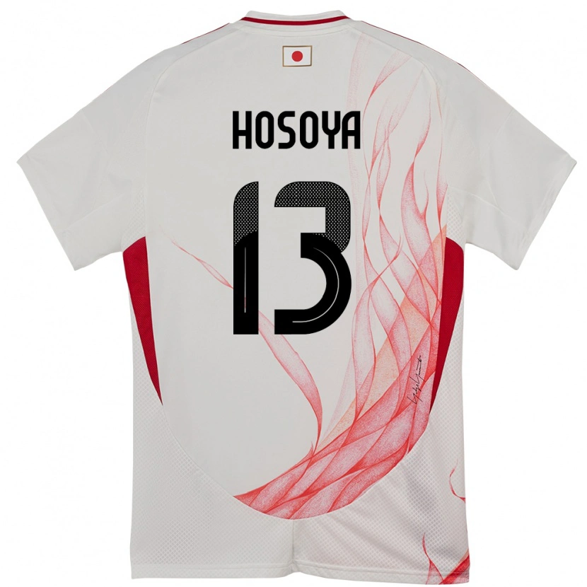 Danxen Pánské Japonsko Mao Hosoya #13 Bílý Daleko Hráčské Dresy 24-26 Dres