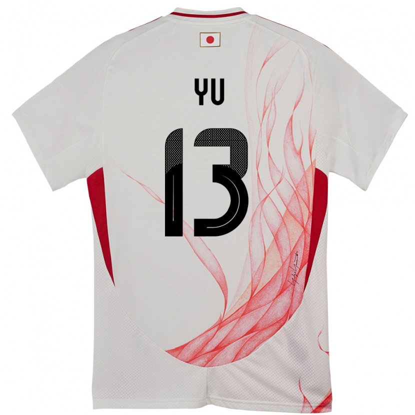 Danxen Pánské Japonsko Yu Hirakawa #13 Bílý Daleko Hráčské Dresy 24-26 Dres