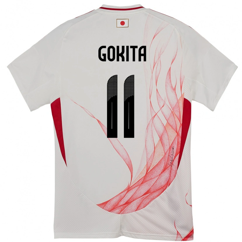 Danxen Pánské Japonsko Kishin Gokita #11 Bílý Daleko Hráčské Dresy 24-26 Dres