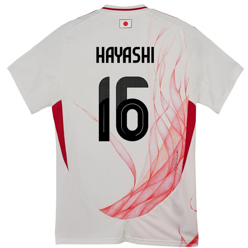 Danxen Pánské Japonsko Honoka Hayashi #16 Bílý Daleko Hráčské Dresy 24-26 Dres