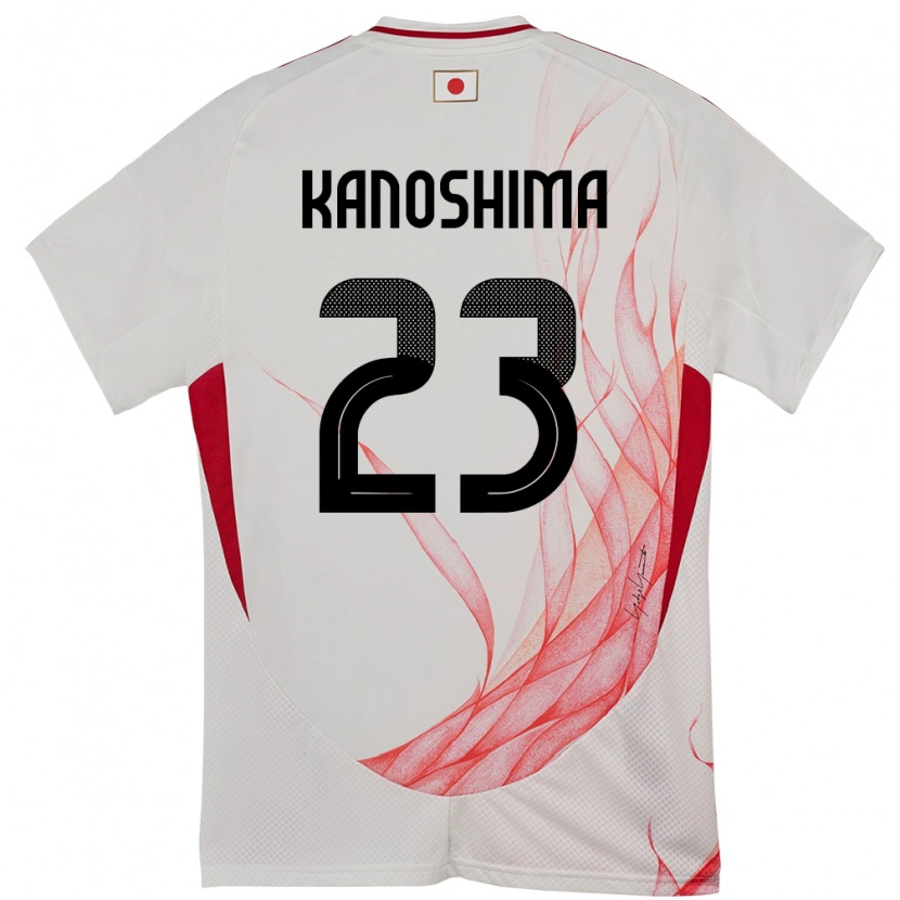 Danxen Pánské Japonsko Yu Kanoshima #23 Bílý Daleko Hráčské Dresy 24-26 Dres