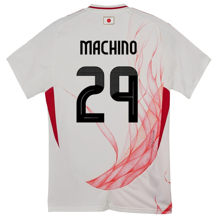 Danxen Pánské Japonsko Shuto Machino #29 Bílý Daleko Hráčské Dresy 24-26 Dres