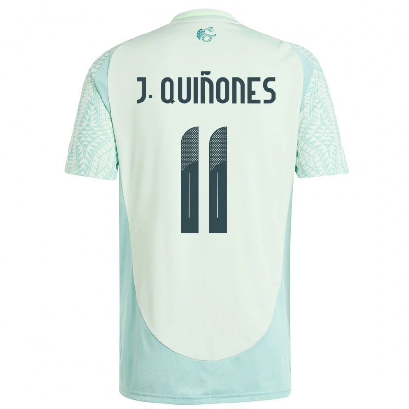 Danxen Pánské Mexiko Julián Quiñones #11 Povlečení Zelené Daleko Hráčské Dresy 24-26 Dres