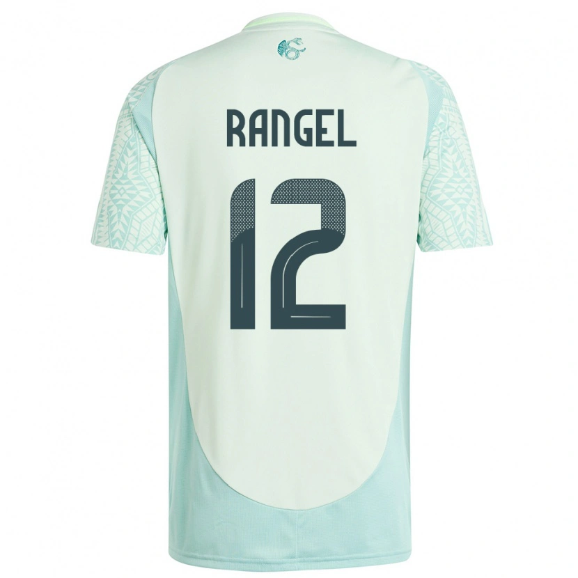 Danxen Pánské Mexiko Raúl Rangel #12 Povlečení Zelené Daleko Hráčské Dresy 24-26 Dres