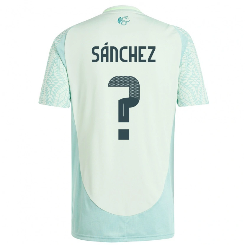 Danxen Pánské Mexiko Diego Sánchez #0 Povlečení Zelené Daleko Hráčské Dresy 24-26 Dres