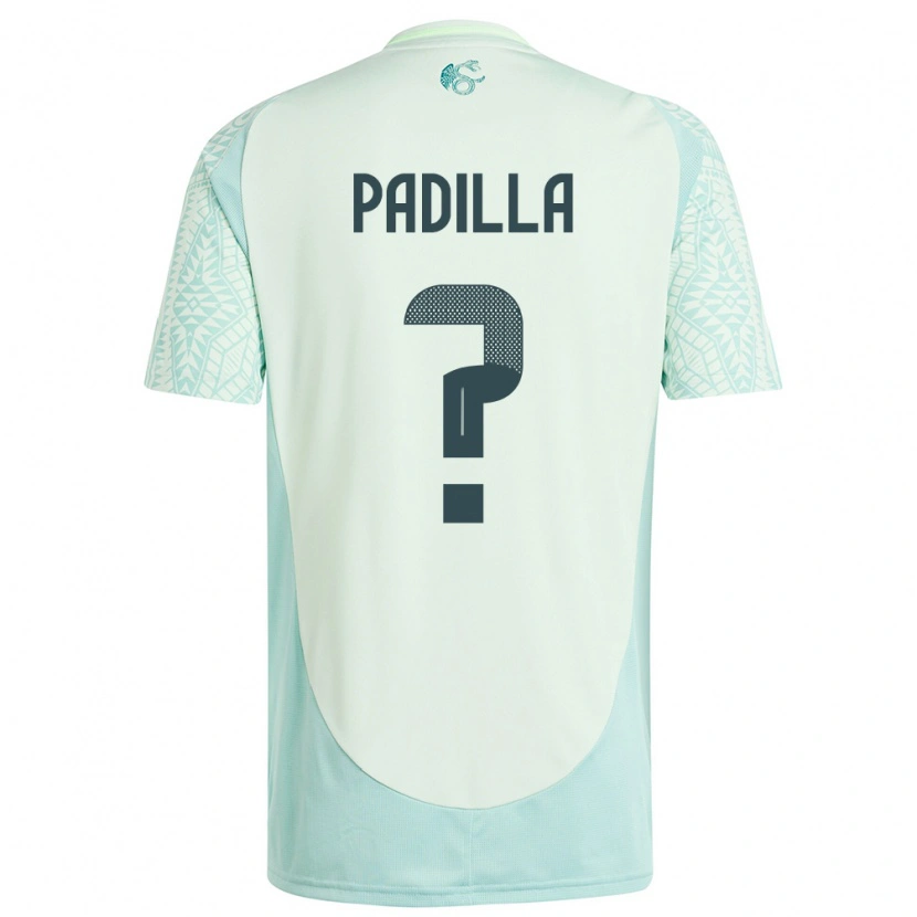 Danxen Pánské Mexiko Yael Padilla #0 Povlečení Zelené Daleko Hráčské Dresy 24-26 Dres