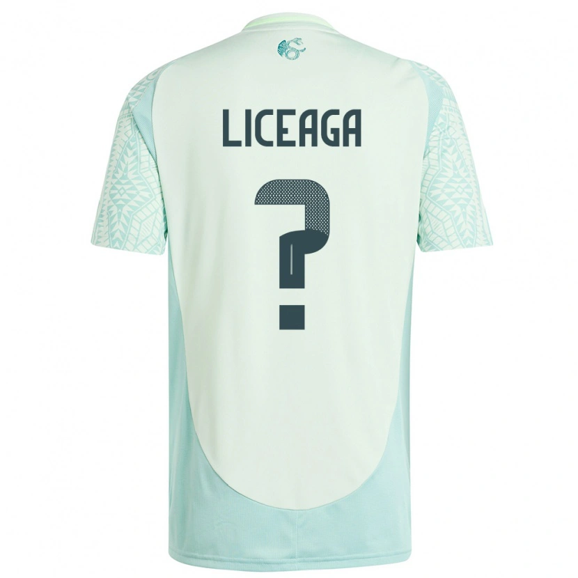 Danxen Pánské Mexiko Sebastián Liceaga #0 Povlečení Zelené Daleko Hráčské Dresy 24-26 Dres