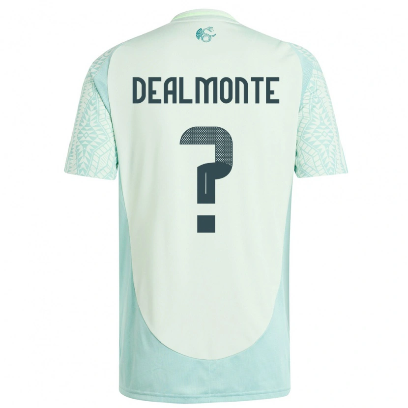 Danxen Pánské Mexiko Charly Dealmonte #0 Povlečení Zelené Daleko Hráčské Dresy 24-26 Dres