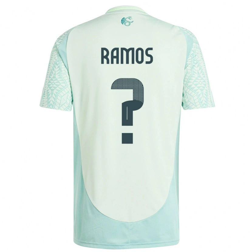 Danxen Pánské Mexiko Luis Ramos #0 Povlečení Zelené Daleko Hráčské Dresy 24-26 Dres